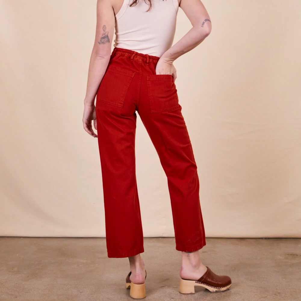 Big Bud Press Work Pants size small **cranberry**